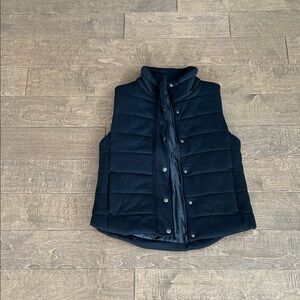 Quilted Women's Puffer Vest - Black
